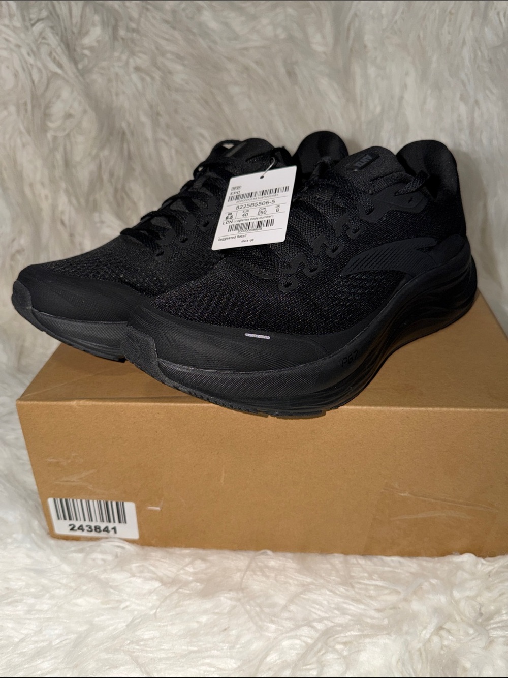 ANTA Women's PG7 Running Shoes Cushioning Comfortable Breathable size 8.5